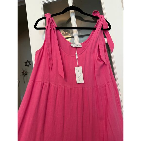 Petal & Pup PINK Sleeveless Scoop Neck Sundress large 
NWT MARCY MIDI  Large - Picture 6 of 13